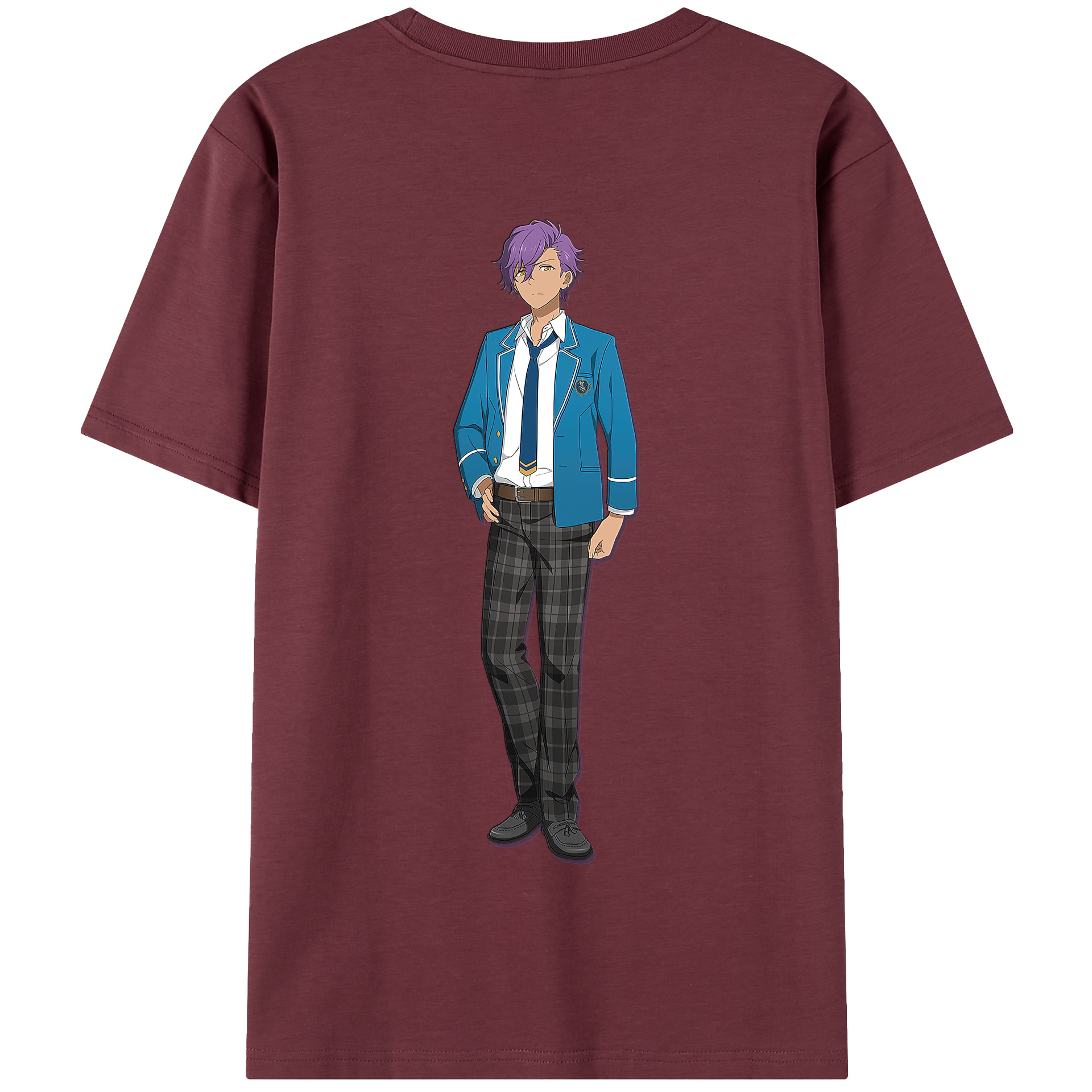 （画像用） あんさんぶるスターズ! Ensemble Stars 綿100％半袖Tシャツ（背面プリント）